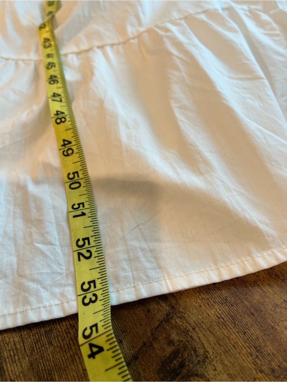 Altar’d State White Cotton Tiered Maxi Dress Pockets Cottagecore M - Picture 9 of 13